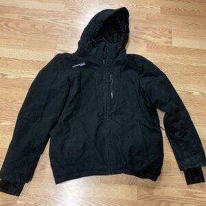 Stormpack Winter Coat Black Youth Size XL 16/18